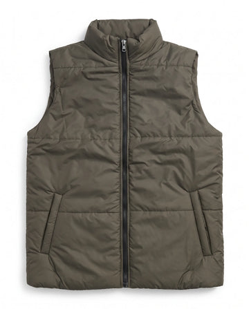 Puffer Jacket Sleeveless Green | Men Winter Collection