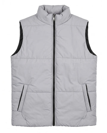 Puffer Jacket Sleeveless Gray | Men Winter Collection
