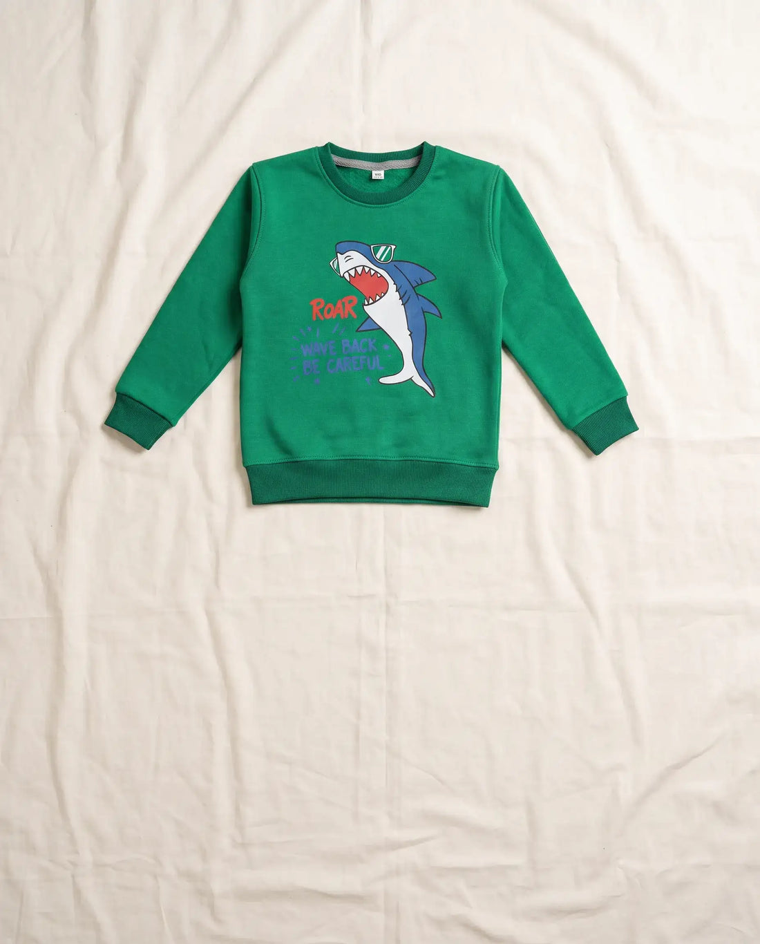 Fleece Sweatshirt Set - Green Baby Shark | Kids Wear Collection