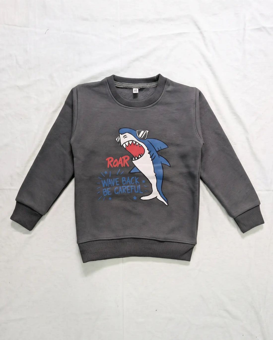 Fleece Sweatshirt Set - Gray Baby Shark | Kids Wear Collection