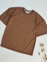 Brown Crew Neck T-Shirt