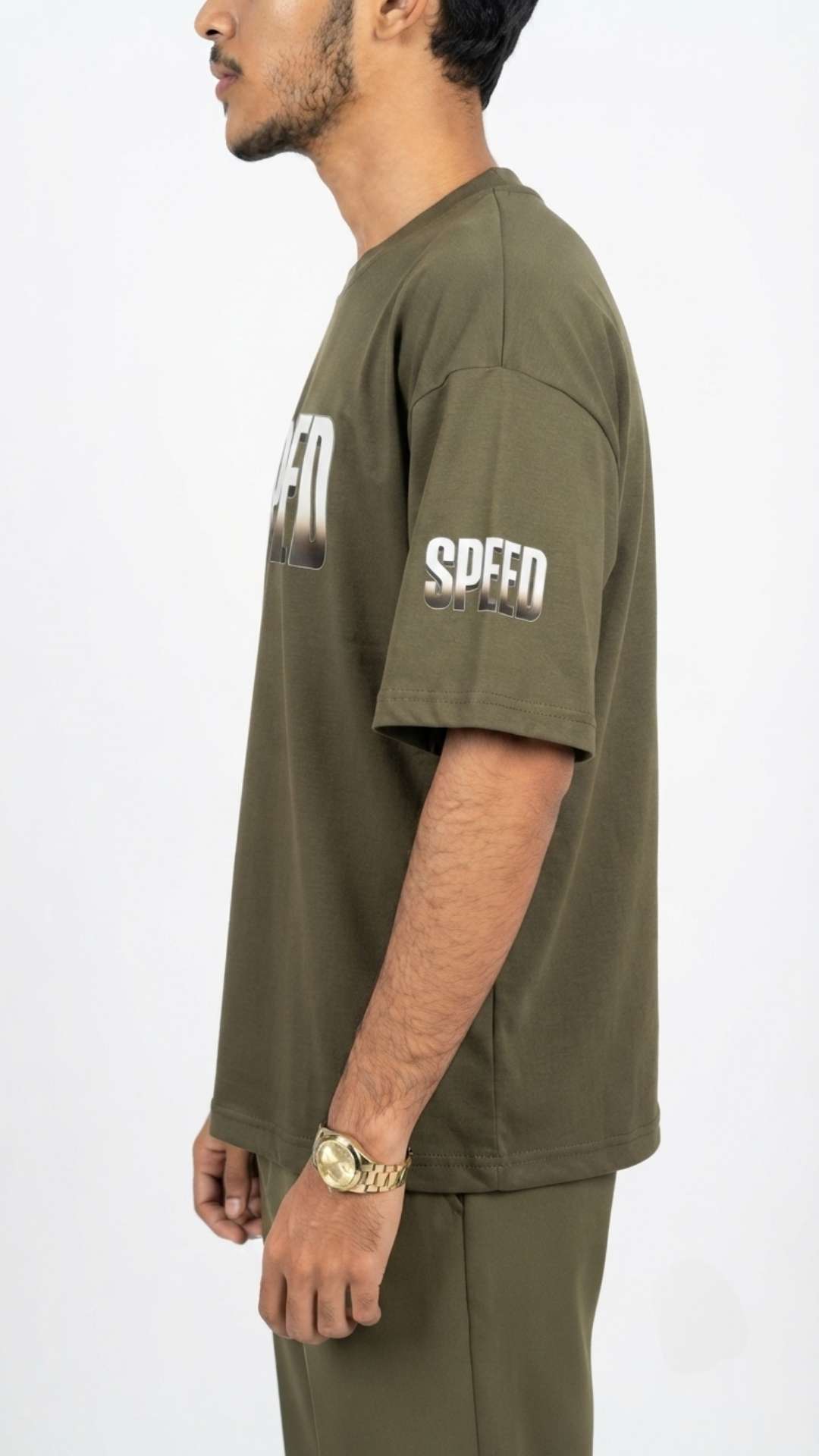 Drop Shoulder T-Shirt For Men - DTF Graphics | Speed