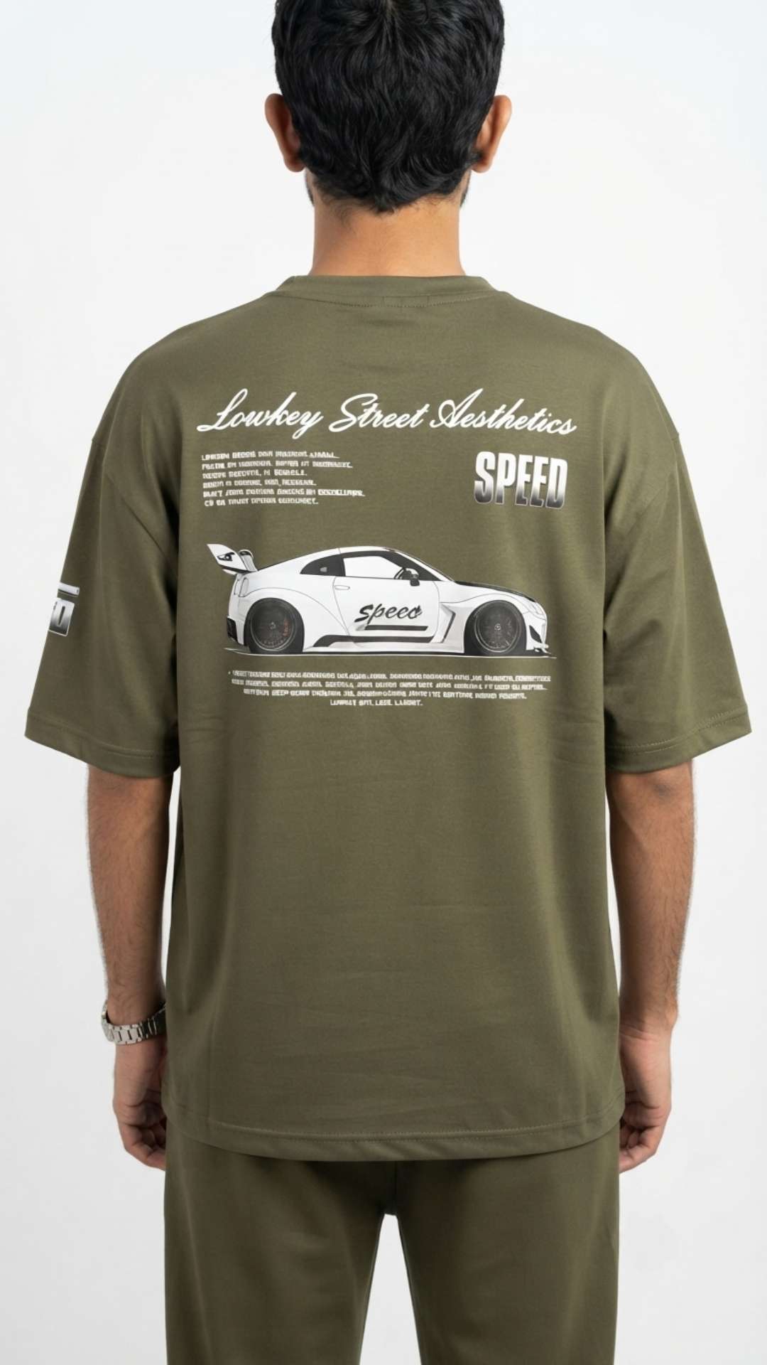 Drop Shoulder T-Shirt For Men - DTF Graphics | Speed