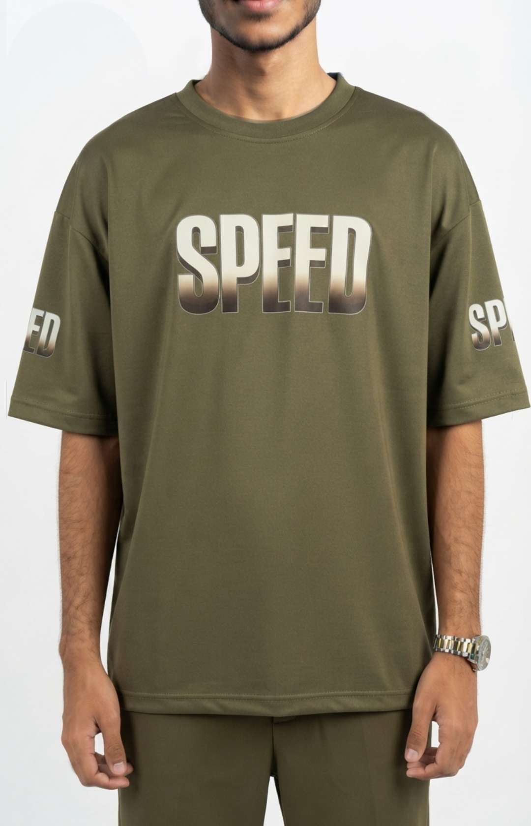 Drop Shoulder T-Shirt For Men - DTF Graphics | Speed