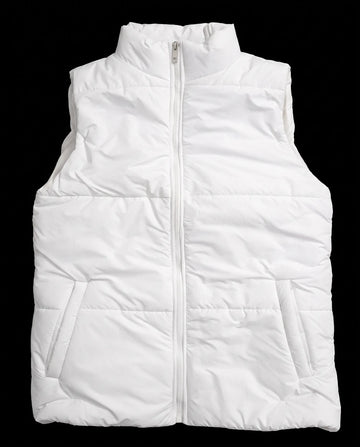 Puffer Jacket Sleeveless White | Men Winter Collection