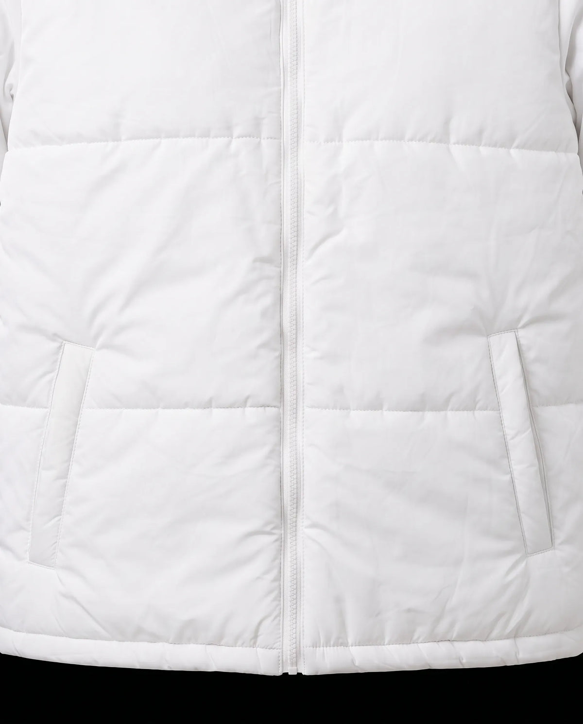 Puffer Jacket Full Sleeves No Hud - White | Men Winter Collection