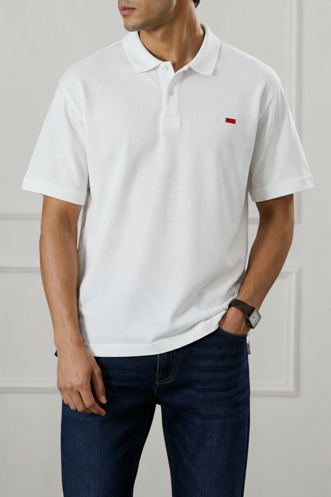 Classic White Polo Shirt
